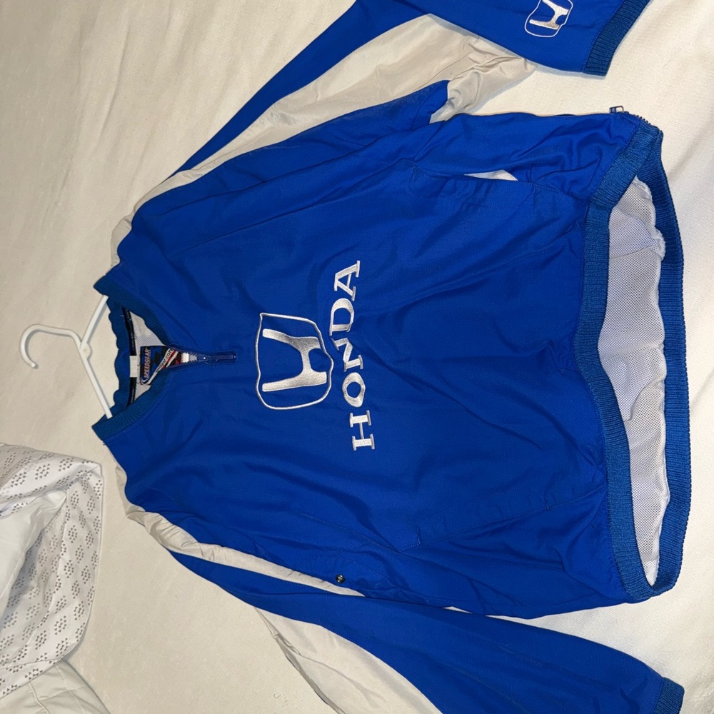 90’s vintage style Honda Blue Jacket
